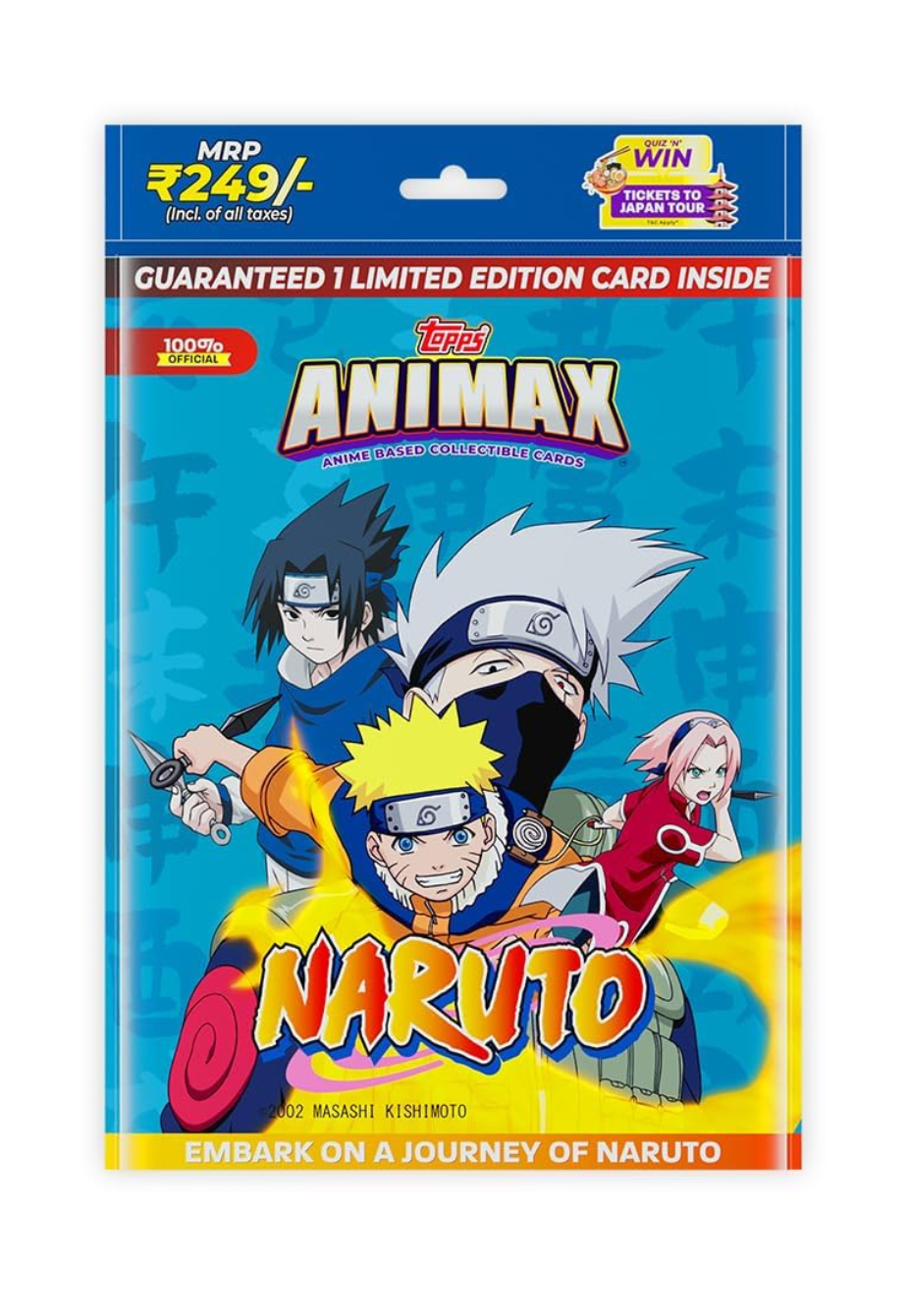 Topps Animax 2024 Official Naruto Collectible Card Game (Smart Game Pack)