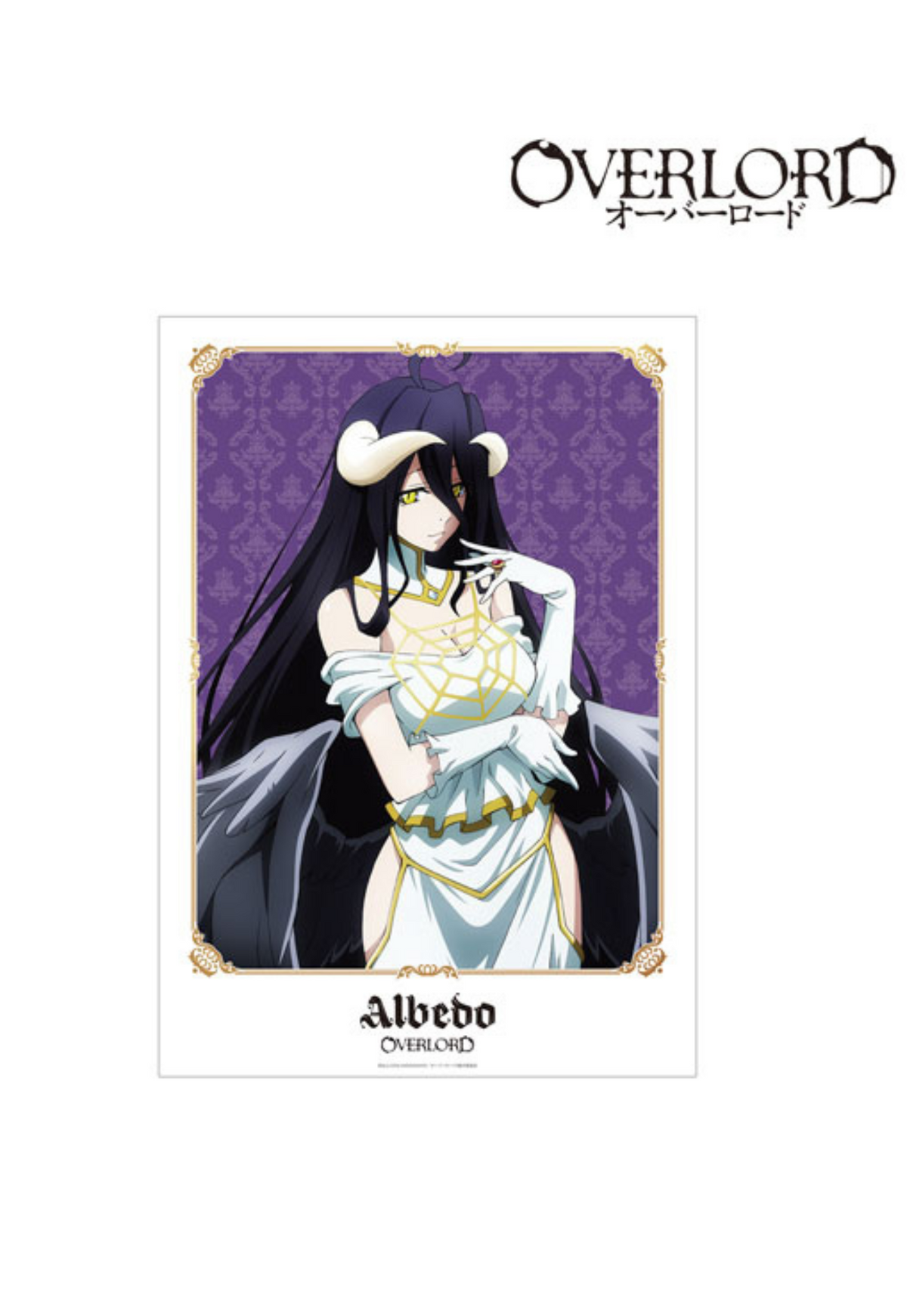 Albedo Overlord Official Japan Imported Poster | Sourced from Ami Ami Japan | Original Packaging Included